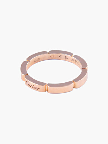 Bague 57 Alliance CARTIER 58 Facettes