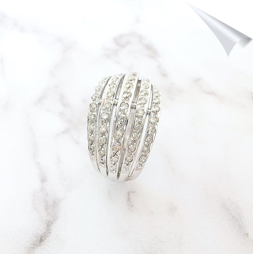 Bague Bague Jonc bombé Diamants 0,50ct 58 Facettes AA 1558