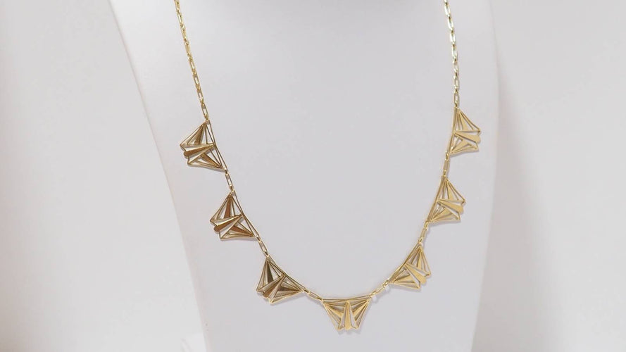 Collier Collier draperie en or jaune 58 Facettes 31488