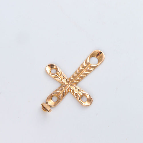 Pendentif Pendentif Croix or jaune 58 Facettes JE49