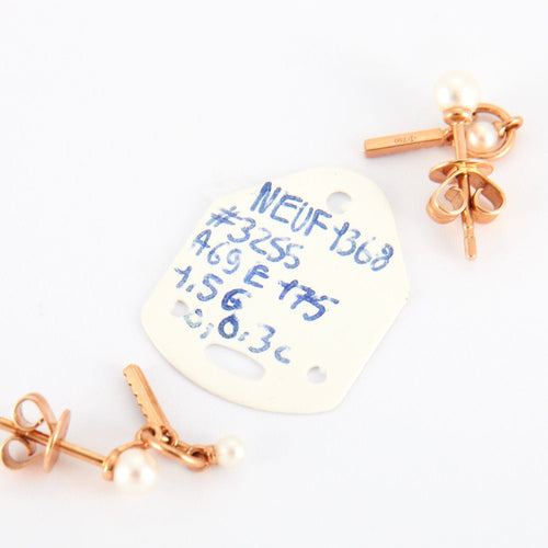 Boucles d'oreilles Boucles d'oreilles en Or rose & diamants 58 Facettes