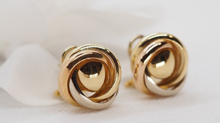 Boucles d'oreilles Boucles d'Oreilles Trois Ors 58 Facettes 30451