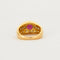 Bague 52 BAGUE RUBIS PAVEE DE DIAMANTS 58 Facettes