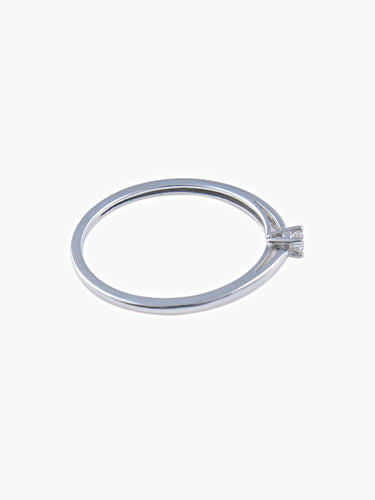 Bague Bague COMPLICE Solitaire Or blanc 58 Facettes