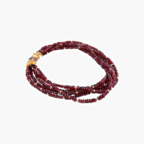 Collier Collier Grenats 58 Facettes
