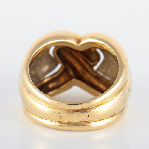 Bague 50 Bague Wempé 2 ors 58 Facettes 8400