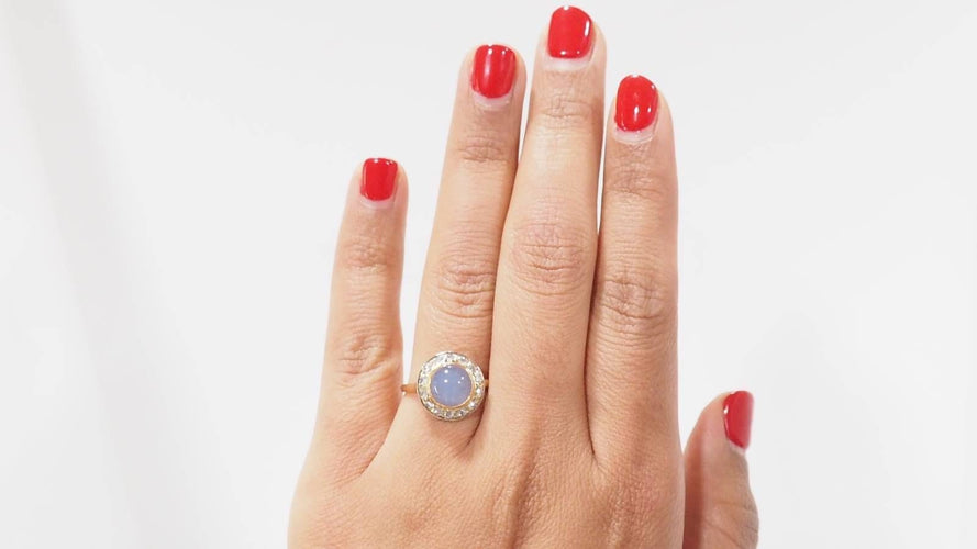 Bague 56 Bague en Or jaune, diamants 58 Facettes 32219