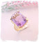 Bague Bague Améthyste rectangulaire 58 Facettes AB 1077