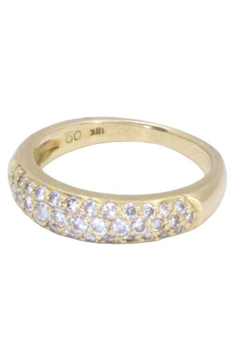 Bague 57 Bague jonc diamanté 58 Facettes 081341