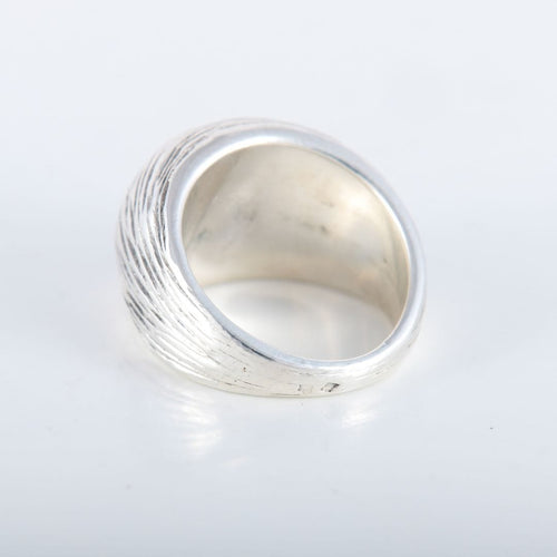 Bague 50.5 Bague Argent Dôme 58 Facettes