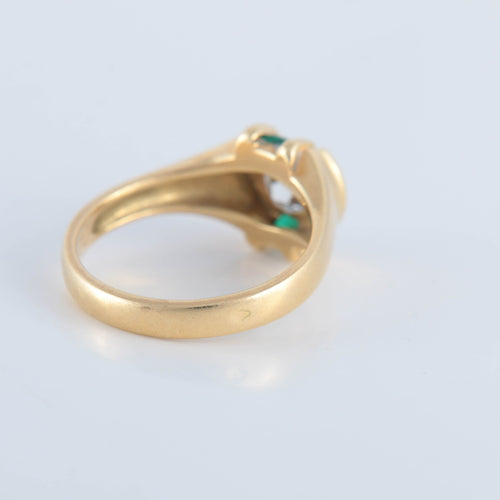 Bague Bague Mellerio diamant émeraude 58 Facettes