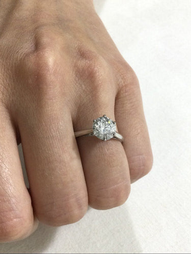 Bague 55 MAUBOUSSIN - Bague Solitaire 1.54ct 58 Facettes