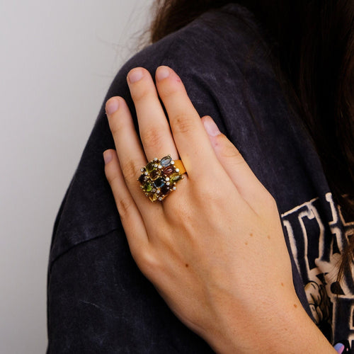 Bague 53 Bague Multicolore 58 Facettes 2.191