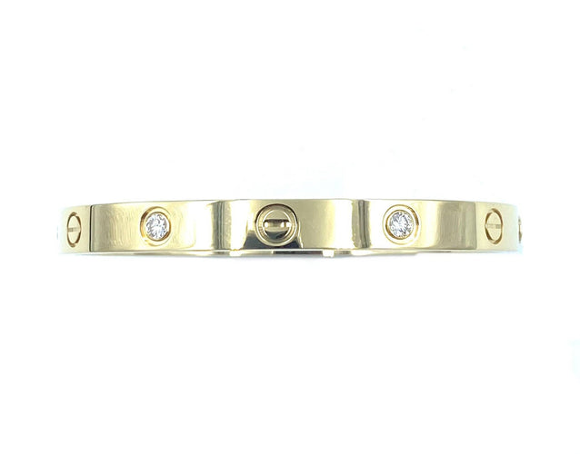 Bracelet CARTIER - Bracelet love en or jaune, diamants 58 Facettes