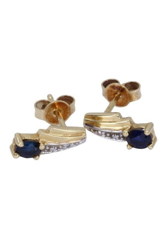 Boucles d'oreilles BOUCLES D'OREILLES SAPHIRS ET DIAMANTS 58 Facettes 071651