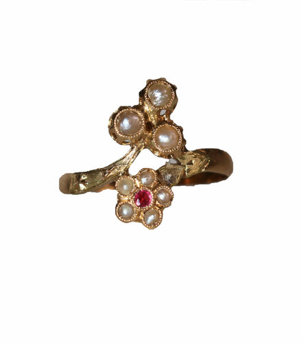 Bague 58 Bague Toi et Moi Napoléon III 58 Facettes 497