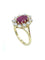 Bague Bague Pompadour or jaune, rubis et diamants 58 Facettes