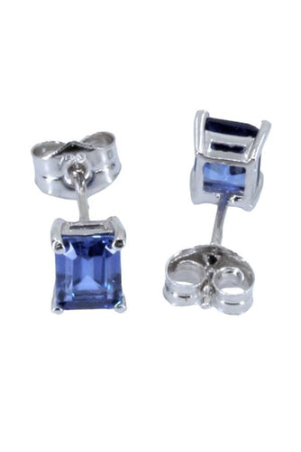 Boucles d'oreilles BOUCLES D'OREILLES CLOUS SAPHIRS 58 Facettes 056181