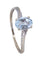 Bague 55 BAGUE MODERNE AIGUE-MARINE 58 Facettes 073271