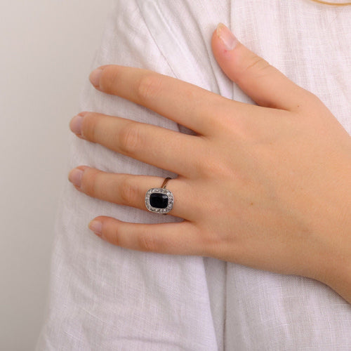 Bague 51 Bague Saphir Diamants 58 Facettes