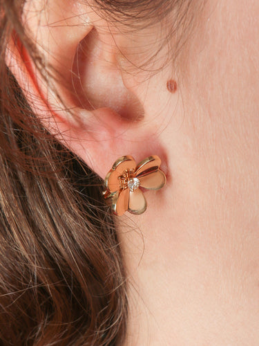 Boucles d'oreilles Van Cleef & Arpels – Boucles d'oreilles Frivole 58 Facettes