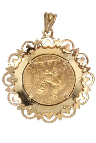 Pendentif PENDENTIF 20 FRANCS MARIANNE 58 Facettes 059061
