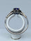 Bague Bague 1900 Platine Saphir et Diamants 58 Facettes