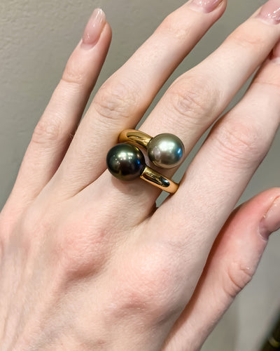 Bague 51 Bague Toi & Moi Perles 58 Facettes