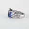 Bague 53 Bague Or Gris Tanzanite & diamants 58 Facettes