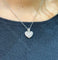 Pendentif Pendentif coeur en or blanc 18 carats et diamants 58 Facettes