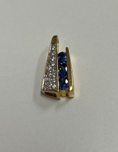 Pendentif Pendentif Saphirs et diamants 58 Facettes 20400000311