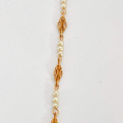 Collier Collier Or jaune Perles fines 58 Facettes