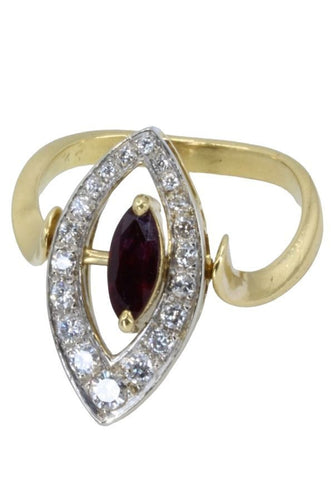 Bague 58 BAGUE ARTICULÉE SAPHIR, RUBIS ET DIAMANTS 58 Facettes 057841