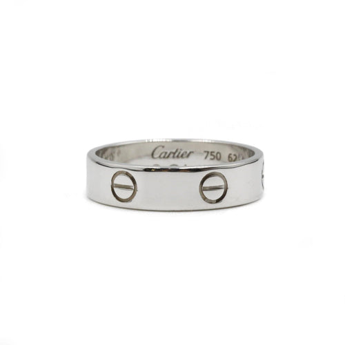 Bague Bague Cartier "Love" Or Blanc 58 Facettes 220232R