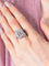 Bague Bague Fleur Or Blanc Pavage Diamants 58 Facettes