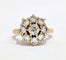 Bague 51.5 Bague marguerite diamants or jaune 58 Facettes 1-893/1