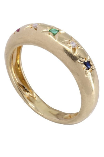 Bague 51 Bague jonc Tutti Frutti 58 Facettes 079381