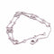 Bracelet Bracelet or blanc diamants 58 Facettes