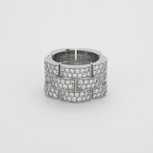 Bague 52 CARTIER – Bague Panthère Diamants 58 Facettes