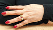 Bague 54 Bague rubis et diamants 58 Facettes GG25.Aile-R