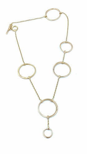 Collier Collier géométrique or rose 58 Facettes