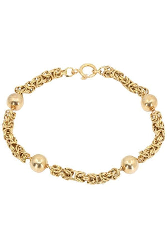 Bracelet BRACELET BOULES MAILLE FANTAISE 58 Facettes 042321