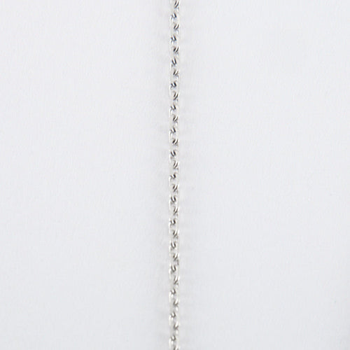 Collier Collier Or blanc Saphir 58 Facettes