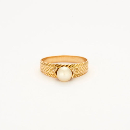 Bague 58 Bague jonc Perle 58 Facettes