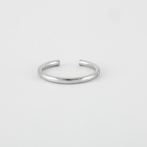 Bague 55 Bague en or blanc diamants 58 Facettes