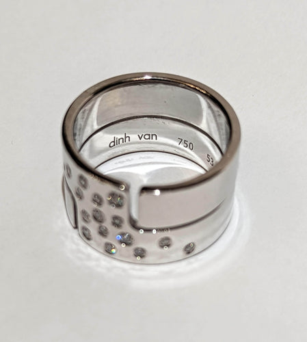 Bague 53 Bague DINH VAN "Seventies" 58 Facettes
