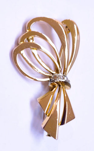 Broche Broche Noeud Diamants 58 Facettes RA-600/3