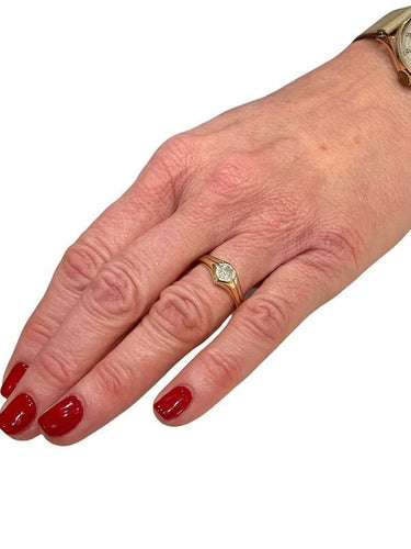 Bague JONC MODERNE DIAMANT 0.50 CARAT 58 Facettes 0442251