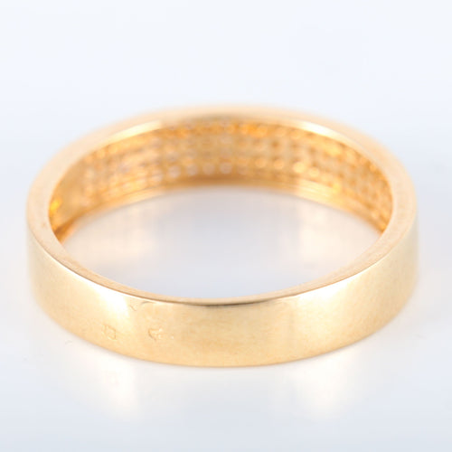 Bague Bague en or jaune et diamants 58 Facettes