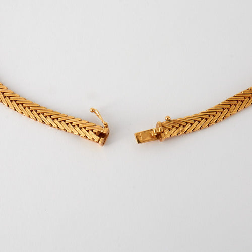 Collier COLLIER OR JAUNE VINTAGE 58 Facettes